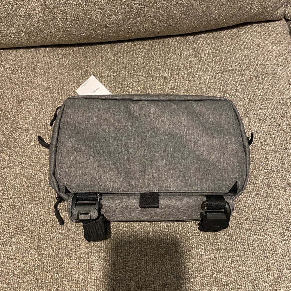 Gray Messenger Bag
